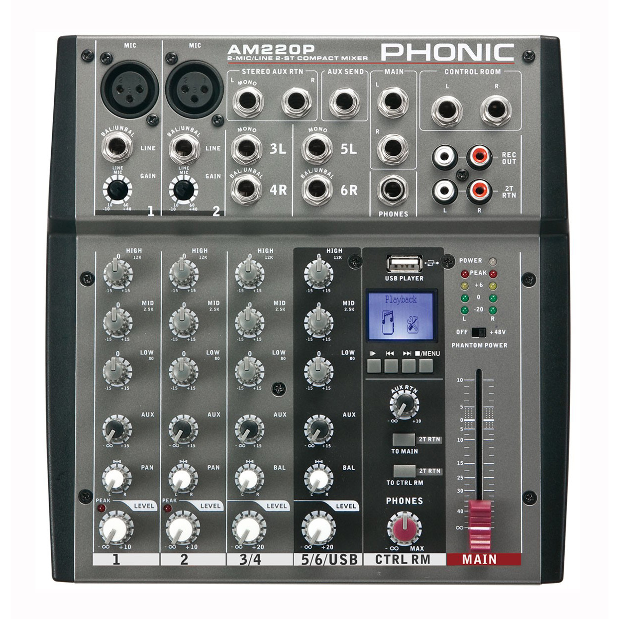Phonic AM 220P Аналоговые микшеры